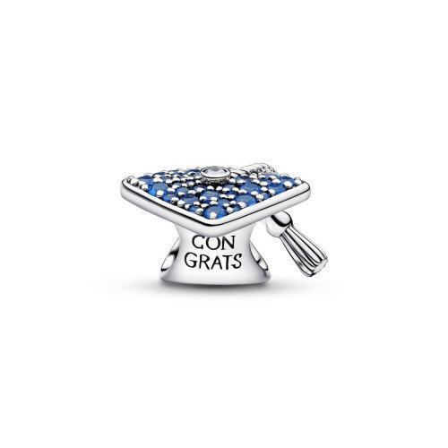 Luxoia - Pandora Funkelnde Blaue Absolventenmütze 2026 Charm - 794461C01