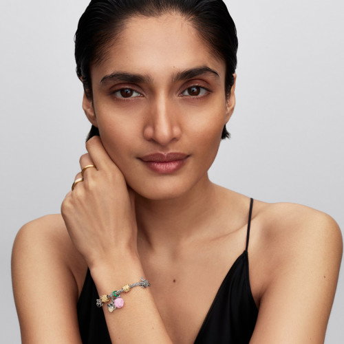 Luxoia - Pandora Rosafarbener Apfel Murano Charm - 794485C01