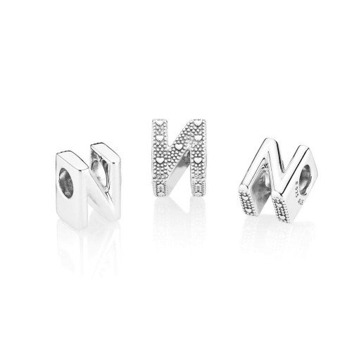 Luxoia - Pandora Buchstabe N Alphabet Charm - 797468