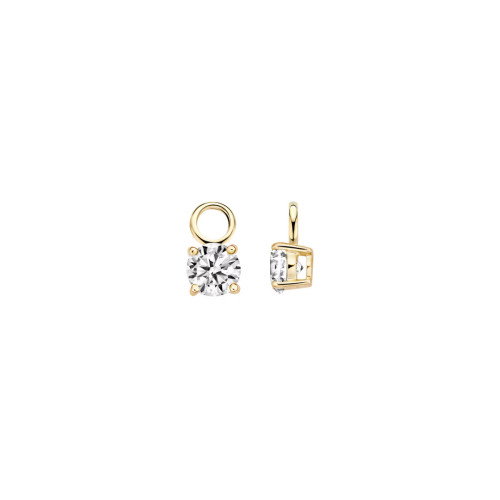 Luxoia - Blush Ohr Charms 14k Gelbgold - 9045YZI