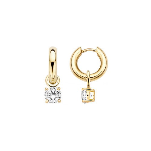 Luxoia - Blush Ohr Charms 14k Gelbgold - 9045YZI