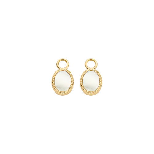 Luxoia - Blush Ohrring Charms 14k Gelbgold - 9078YMP