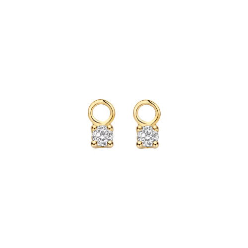 Luxoia - Blush Ohr Charms 14k Gelbgold - 9097YZI