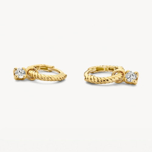 Luxoia - Blush Ohr Charms 14k Gelbgold - 9097YZI