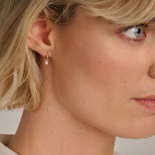 Luxoia - Blush Ohr Charms 14k Gelbgold - 9097YZI