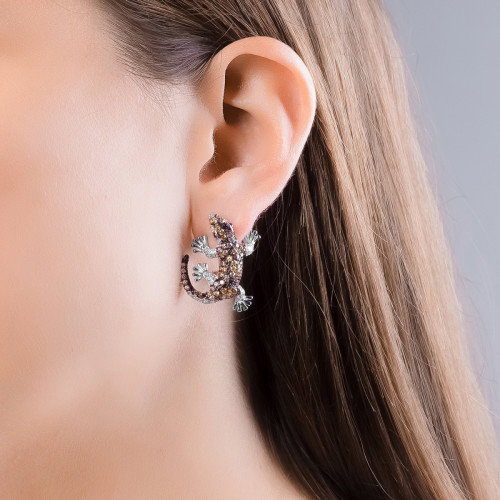 Luxoia - Seinerzeit Chiko Salamander Ohrstecker - SZA-2990-170