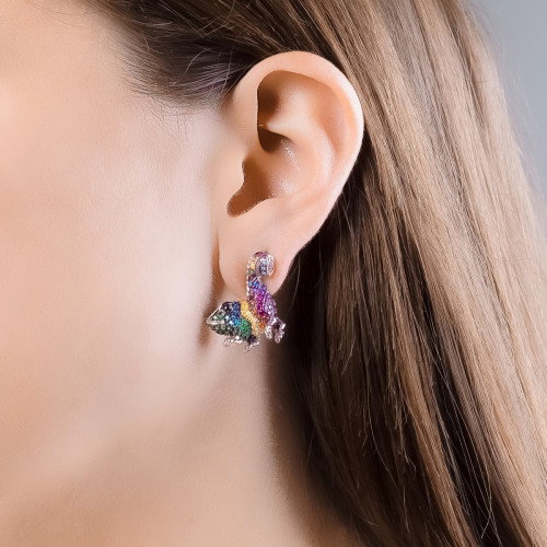 Luxoia - Seinerzeit Theo Chamäleon Ohrstecker - SZA-2990-173