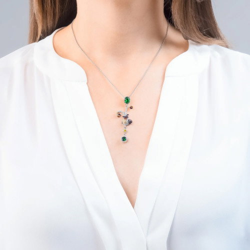 Luxoia - Seinerzeit Nachti Paradiesvogel Anhänger - SZA-3990-108