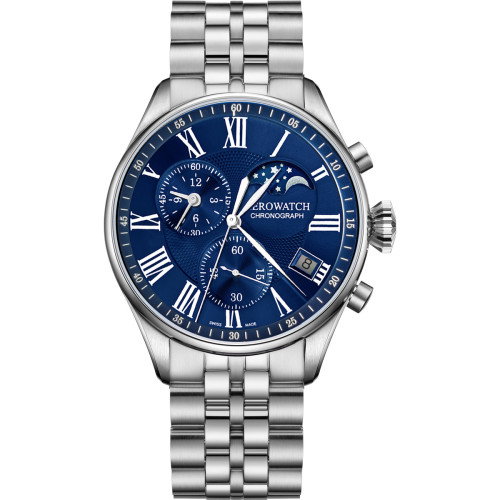 Luxoia - Aerowatch Les Grandes Classiques Chronograph Mondphase - A 78990 AA04 M