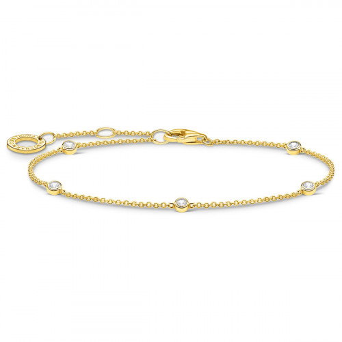 Luxoia - Thomas Sabo Armband Weisse Steine Gold - A1999-414-14-L19v