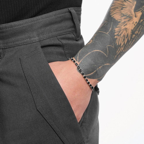 Luxoia - Thomas Sabo Armband mit schwarzen Steinen Silber geschwärzt - A2165-643-11-L19V