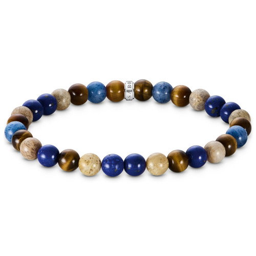 Luxoia - Thomas Sabo Bead Armband in Braun und Blautönen - A2193-926-7