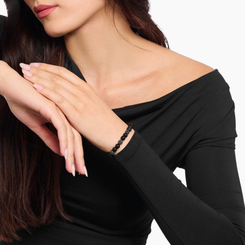 Luxoia - Thomas Sabo Armband Obsidian und Zirkonia schwarz - A2195-705-11