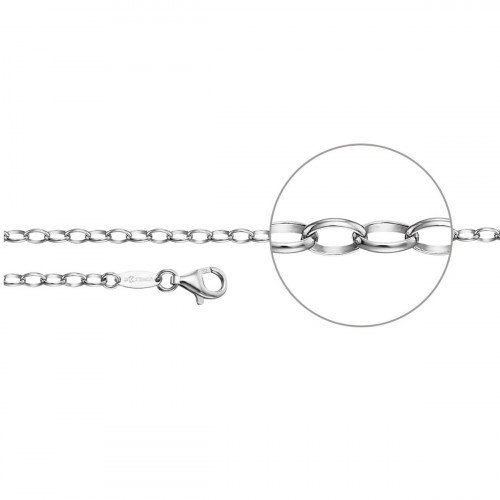 Luxoia - Der Kettenmacher Ankerkette Oval Silber