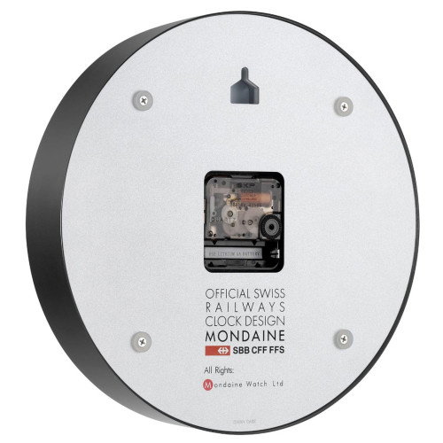 Luxoia - Mondaine Wanduhr (25 cm) - A990.CLOCK.12SBB