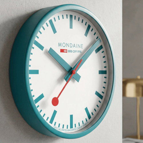 Luxoia - Mondaine Wanduhr (25 cm) Limited Edition - A990.CLOCK.10SBD