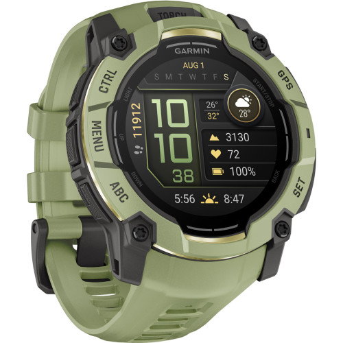 Luxoia - Garmin Instinct 3 Amoled Fern Green (50 mm) - 010-03020-02