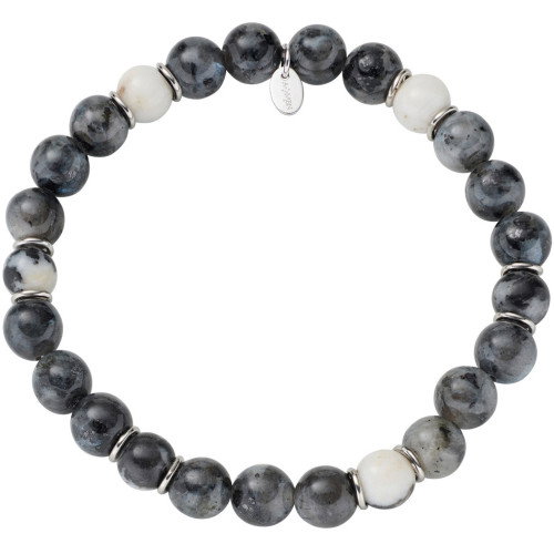 Luxoia - Amen Agate Steel Armband - ACBRU8EL14