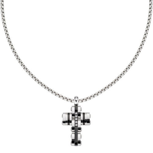 Luxoia - Amen Cross Steel Halskette - ACCL245