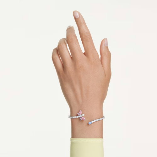 Luxoia - Swarovski x Ariana Grande Armreif Verschiedene Schliffe Libelle Mehrfarbig Rhodiniert