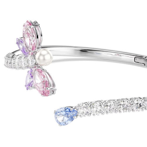 Luxoia - Swarovski x Ariana Grande Armreif Verschiedene Schliffe Libelle Mehrfarbig Rhodiniert