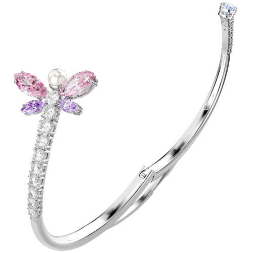 Luxoia - Swarovski x Ariana Grande Armreif Verschiedene Schliffe Libelle Mehrfarbig Rhodiniert