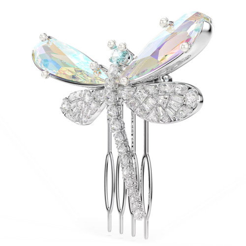 Luxoia - Swarovski x Ariana Grande Brosche und Haar Accessoire Verschiedene Schliffe Libelle Grün Rhodin - 5749193