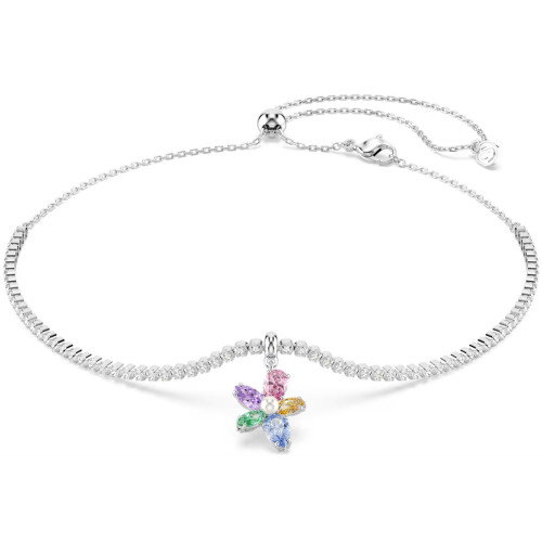 Luxoia - Swarovski x Ariana Grande Halsband Verschiedene Schliffe Blume Mehrfarbig Rhodiniert - 5749189