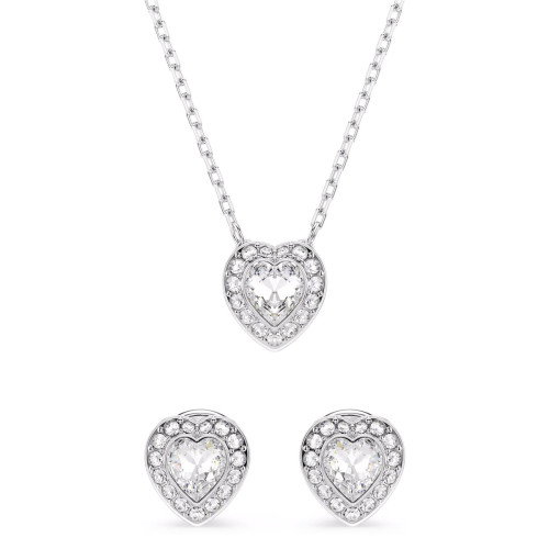 Luxoia - Swarovski x Ariana Grande Set Verschiedene Schliffe Herz Weiss Rhodiniert - 5720849