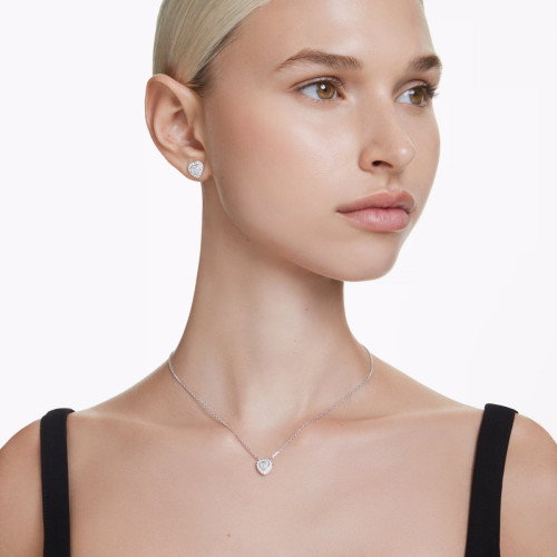 Luxoia - Swarovski x Ariana Grande Set Verschiedene Schliffe Herz Weiss Rhodiniert - 5720849