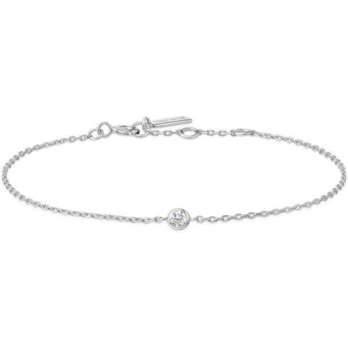 Luxoia - Ania Haie Silver Sparkle Bezel Armband - B062-01H