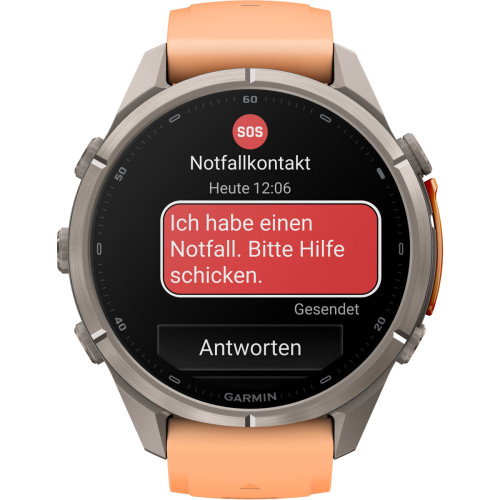 Luxoia - Garmin Fenix 9 Pro inReach Amoled Titanium Shell Pink (43 mm) - 010-04335-01