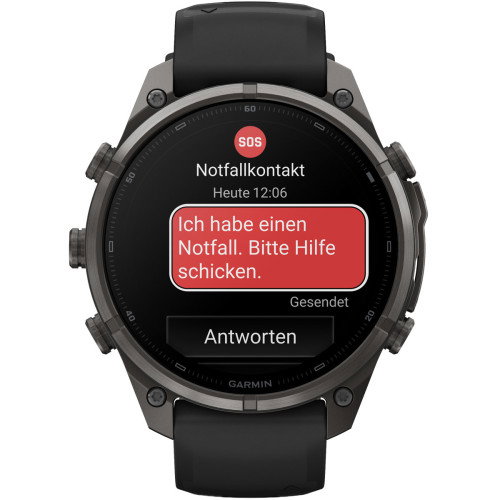 Luxoia - Garmin Fenix 9 Pro inReach Amoled Carbon Gray Titanium Black (47 mm) - 010-04336-11