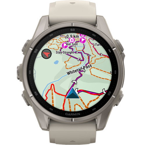 Luxoia - Garmin Fenix 9 Amoled Titanium Fog Gray (43 mm) - 010-04761-01