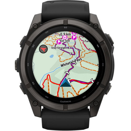Luxoia - Garmin Fenix 9 Amoled Carbon Gray Titanium (51 mm) - 010-04763-11