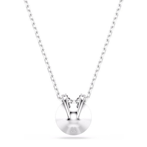 Luxoia - Swarovski Bella V Halskette Rundschliff Blau Rhodiniert - 5734232