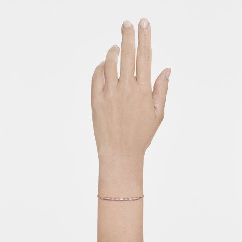 Luxoia - Swarovski Only Armband Rundschliff Rosa 18K roségoldbeschichtet - 5757999