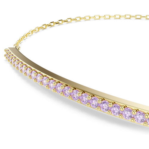 Luxoia - Swarovski Only Armband Rundschliff Violett 18K goldbeschichtet - 5757795