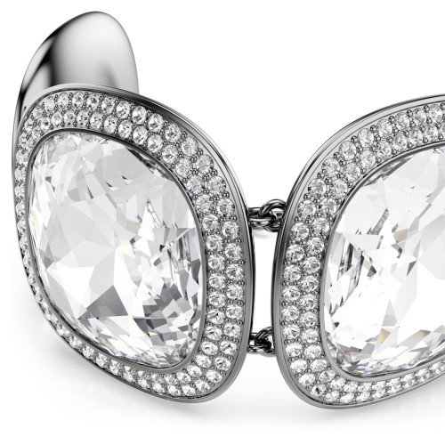 Luxoia - Swarovski Una Angelic Armband Kissenschliff Weiss Rutheniert - 5751557
