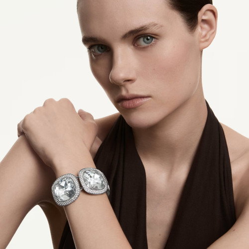 Luxoia - Swarovski Una Angelic Armband Kissenschliff Weiss Rutheniert - 5751557