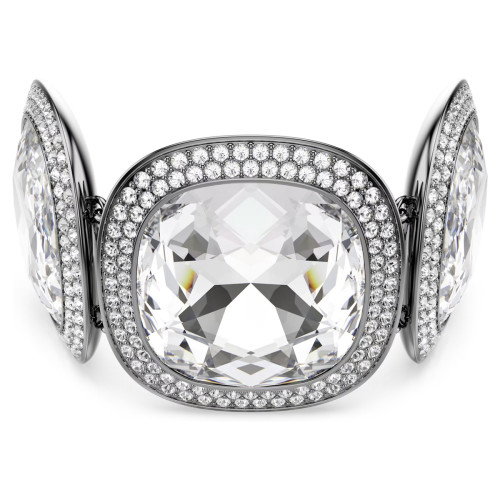 Luxoia - Swarovski Una Angelic Armband Kissenschliff Weiss Rutheniert - 5751557