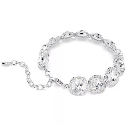 Luxoia - Swarovski Una Angelic Armband Kissenschliff Weiss Rhodiniert - 5751558