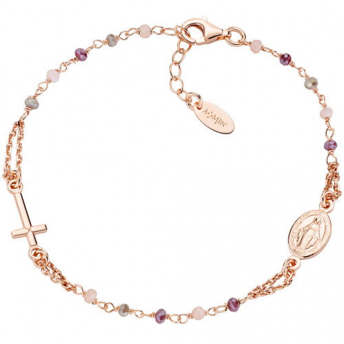 Luxoia - Amen Rosary Crystal Armband - BRO10RARTO3