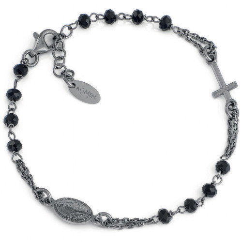 Luxoia - Amen Rosary Crystal Armband - BRONN3