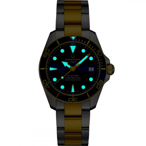 Luxoia - Certina DS Action Diver Powermatic 80 (38 mm) Sea Turtle Conservancy Special Edition - C032.807.22.041.10
