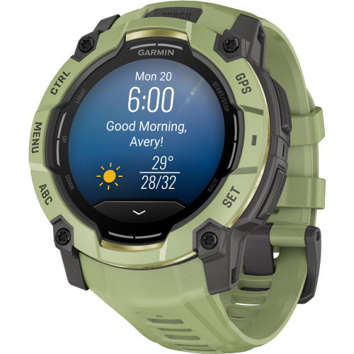 Luxoia - Garmin Instinct 3 Amoled Fern Green (50 mm) - 010-03020-02
