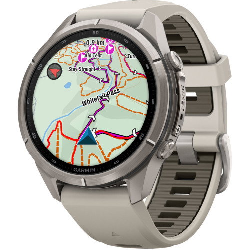 Luxoia - Garmin Fenix 9 Pro inReach Amoled Titanium Fog Gray (43 mm) - 010-04335-81