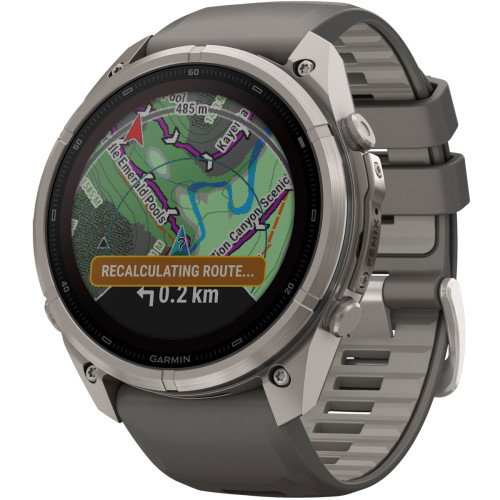 Luxoia - Garmin Fenix 9 Pro inReach Solar Titanium Pebble Gray (51 mm) - 010-04339-01