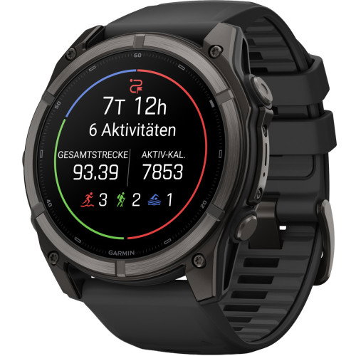 Luxoia - Garmin Fenix 9 Amoled Carbon Gray Titanium (51 mm) - 010-04763-11