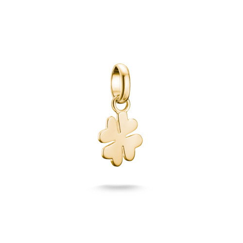 Luxoia - Thomas Sabo Charm-Anhänger Glücksklee Connect vergoldet - CC1202-413-39